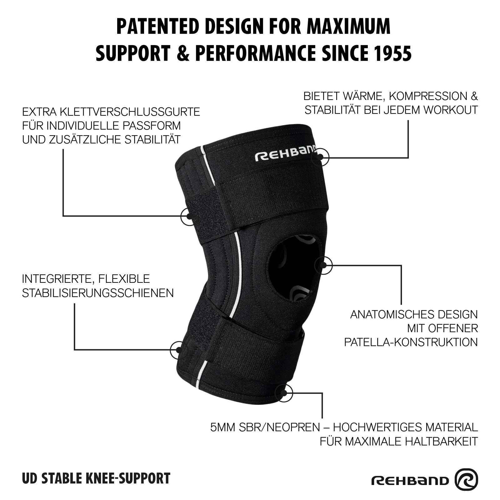 Kniebandage | UD Stable Knee Support