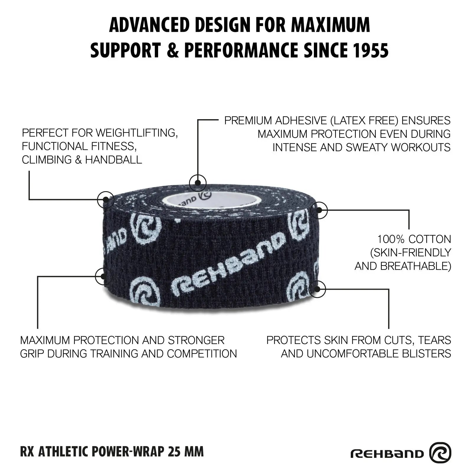 Tape Gewichtheben | RX Athletic Power-Wrap