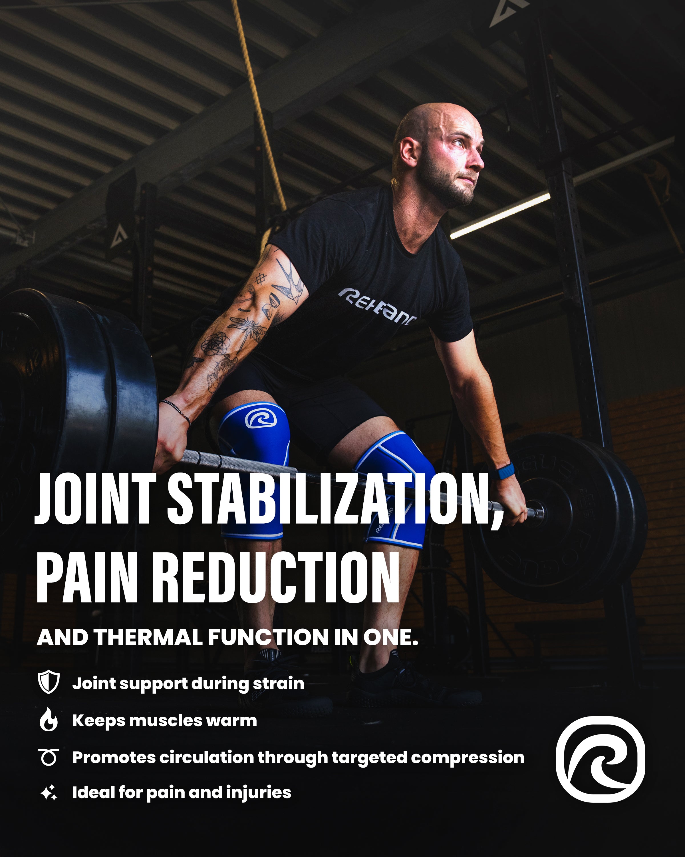 Kniebrace | RX Knee Sleeve Power Max 7mm