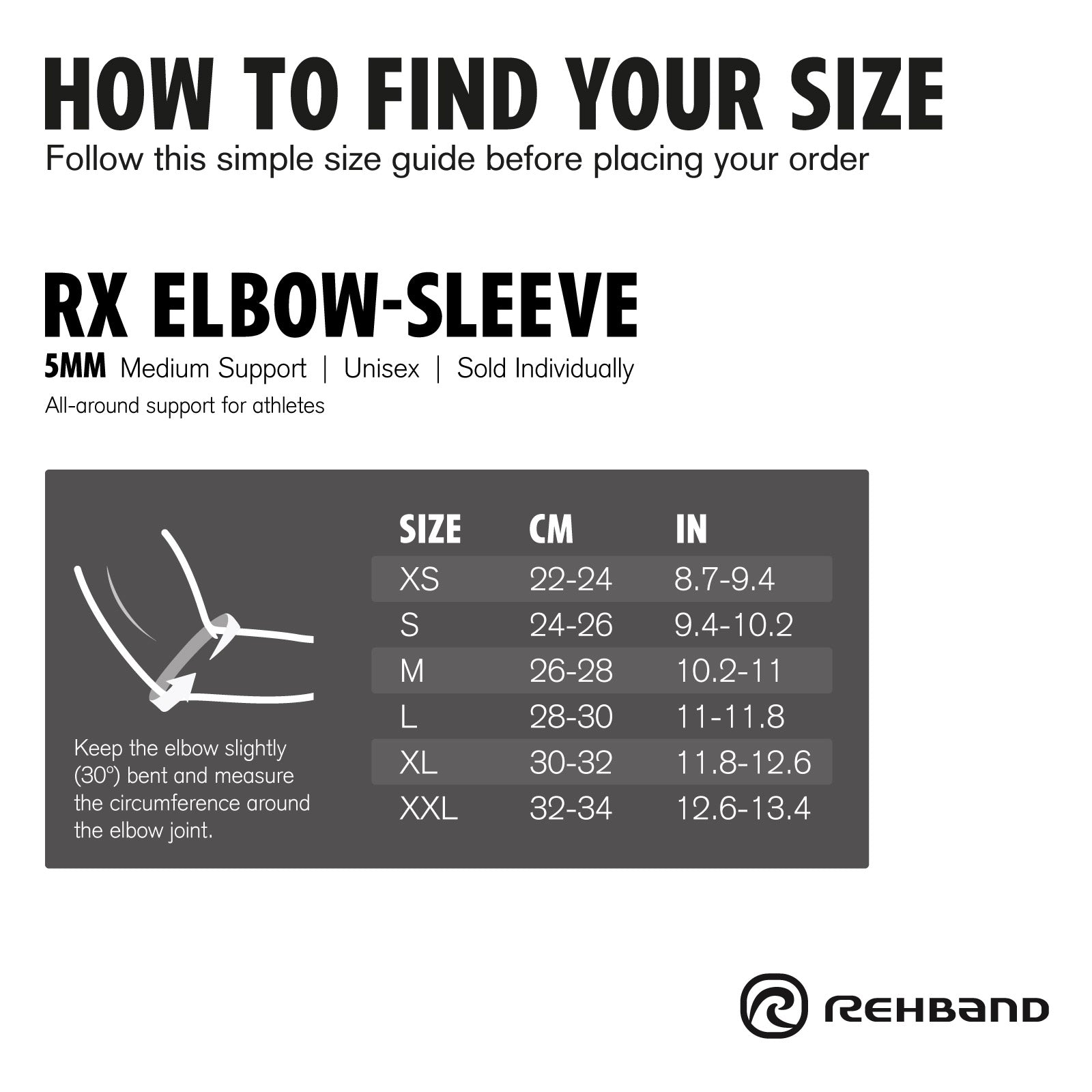 Ellenbogenbandage | RX Elbow Sleeve 5mm - WFP Edition