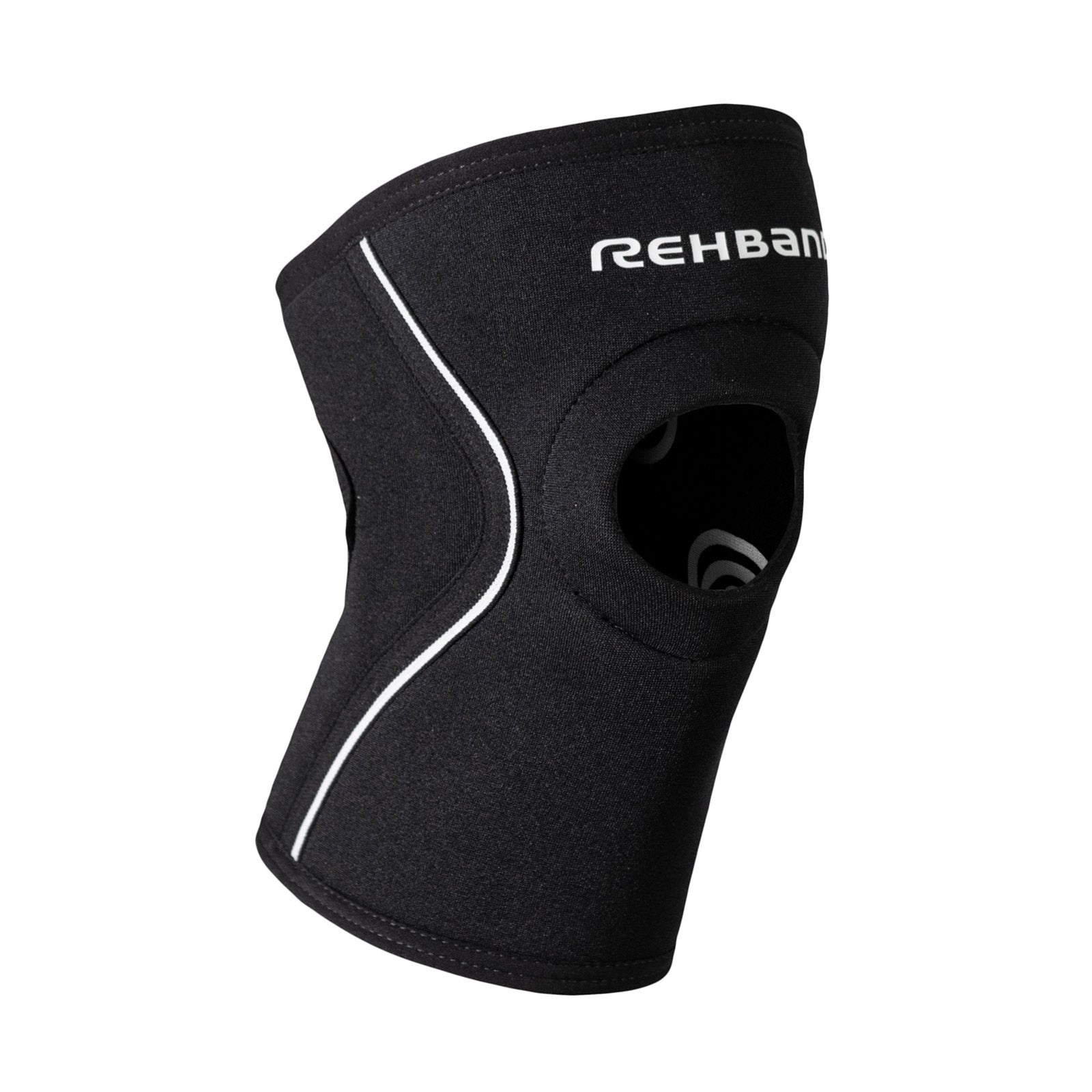 Rehband UD Knee Sleeve Patella Opening Black-Piece-XX-Large