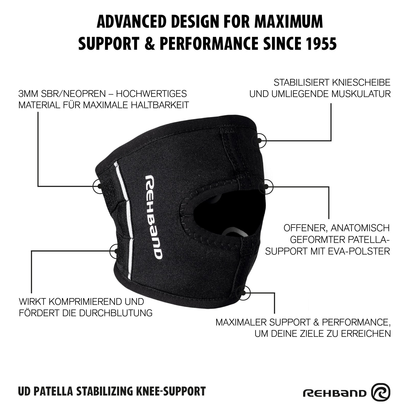 UD Patella Stabilizing Knee Support