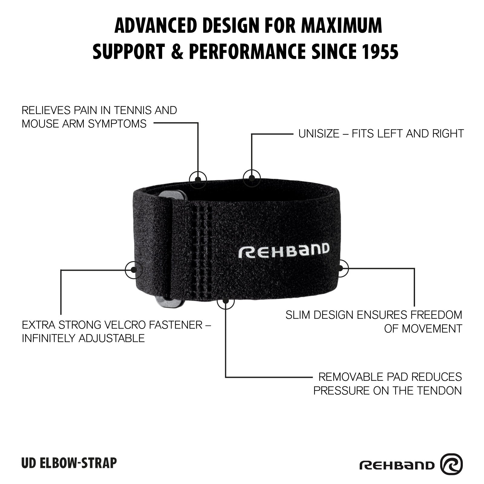 Ellenbogengurt Tennisarm | UD Tennis Elbow Strap