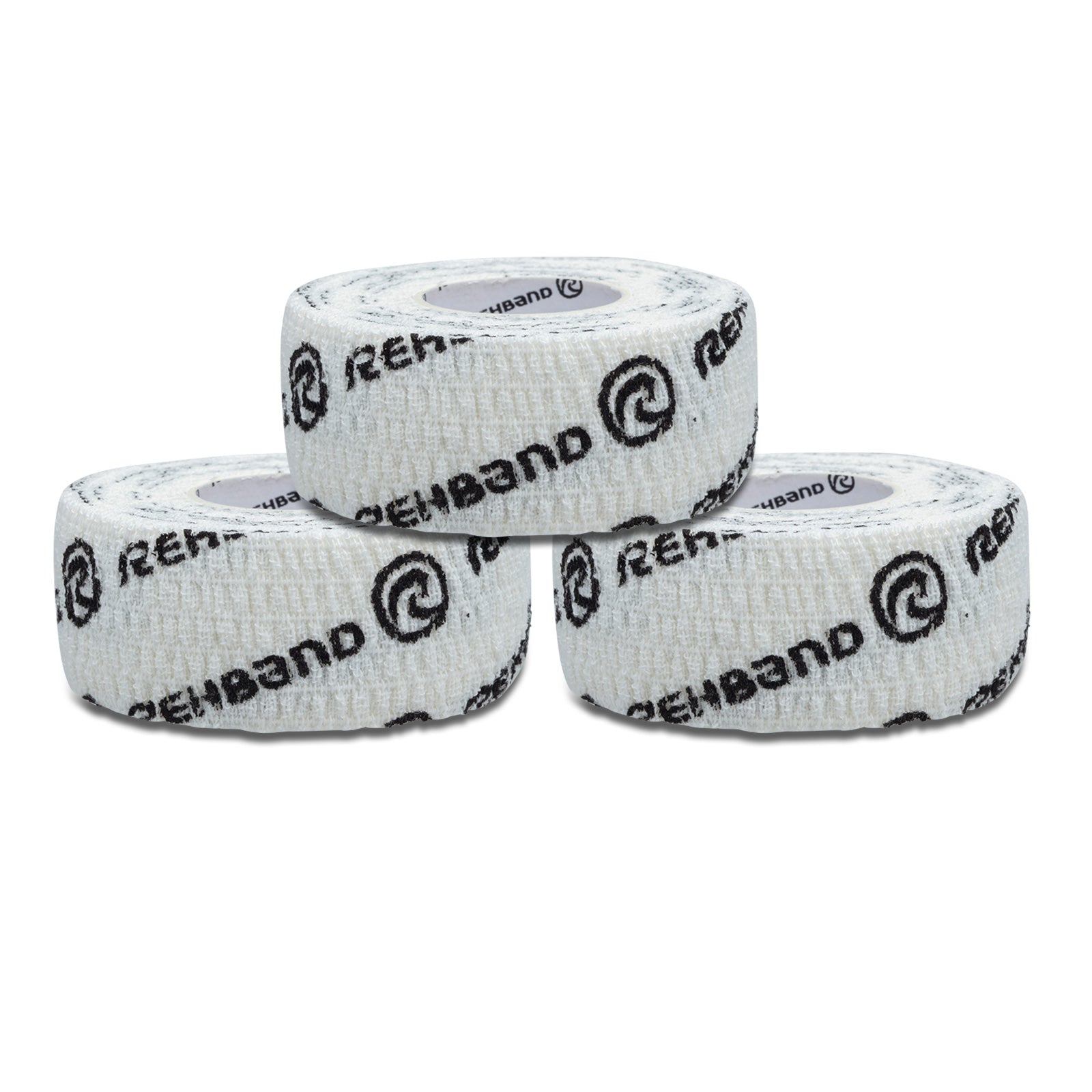 Rehband RX Athletic Power-Wrap White-Logo-18-rolls-25mm