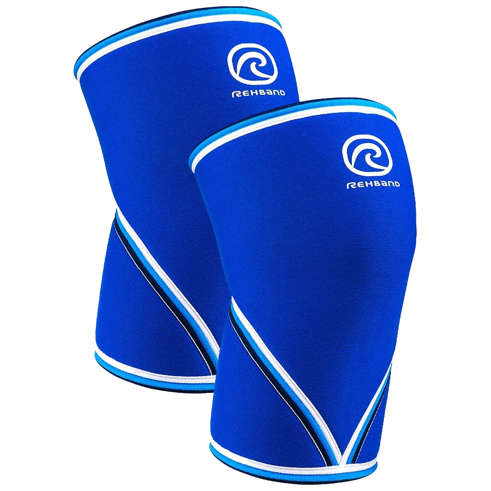 Rehband RX Original V Knee Sleeve 7mm Blue-Pair-XX-Large