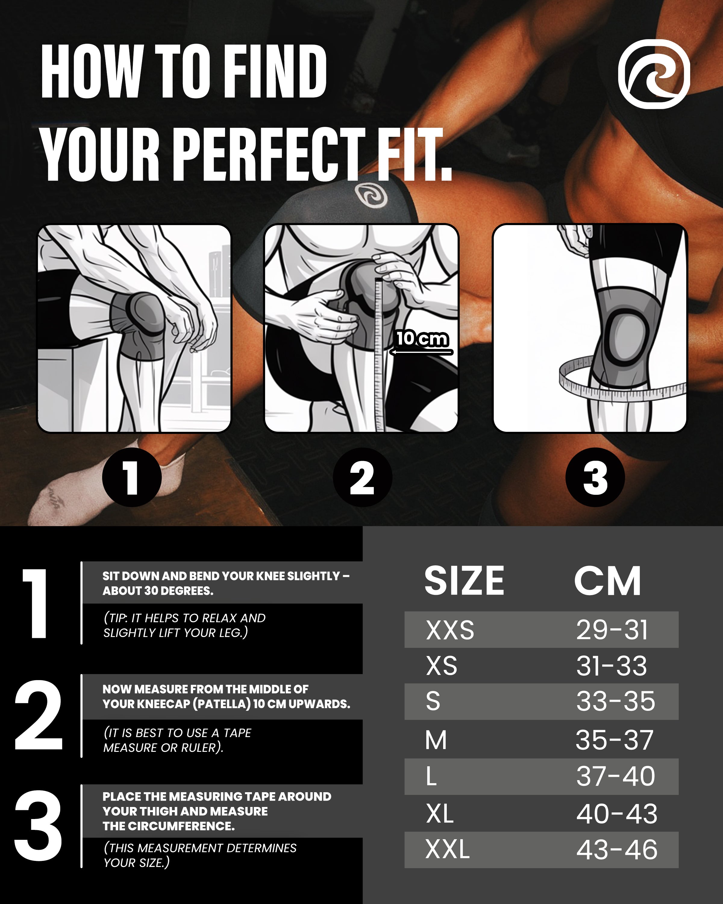 Kniebrace | RX Knee Sleeve 7mm