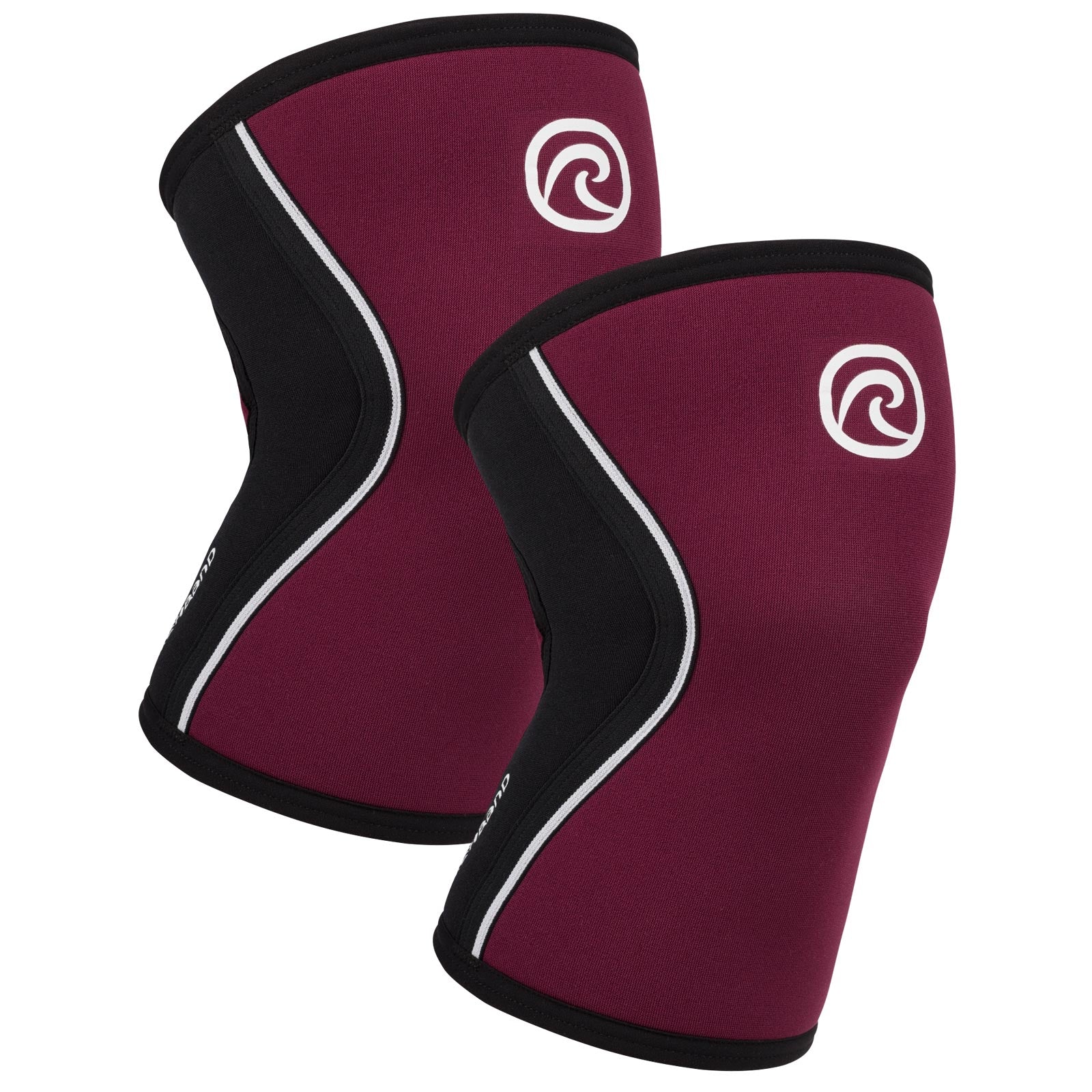 Rehband RX Knee Sleeve 5mm Burgundy-Pair-X-Large